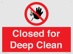 Closed for Deep Clean